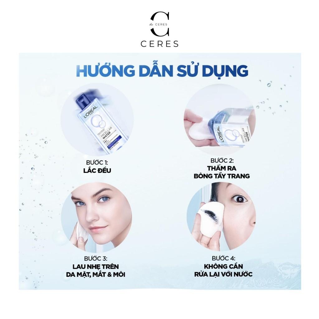 Nước Tẩy Trang Loreal - Tẩy Trang L'oreal Micellar Water 400ml Skincare Dưỡng Da