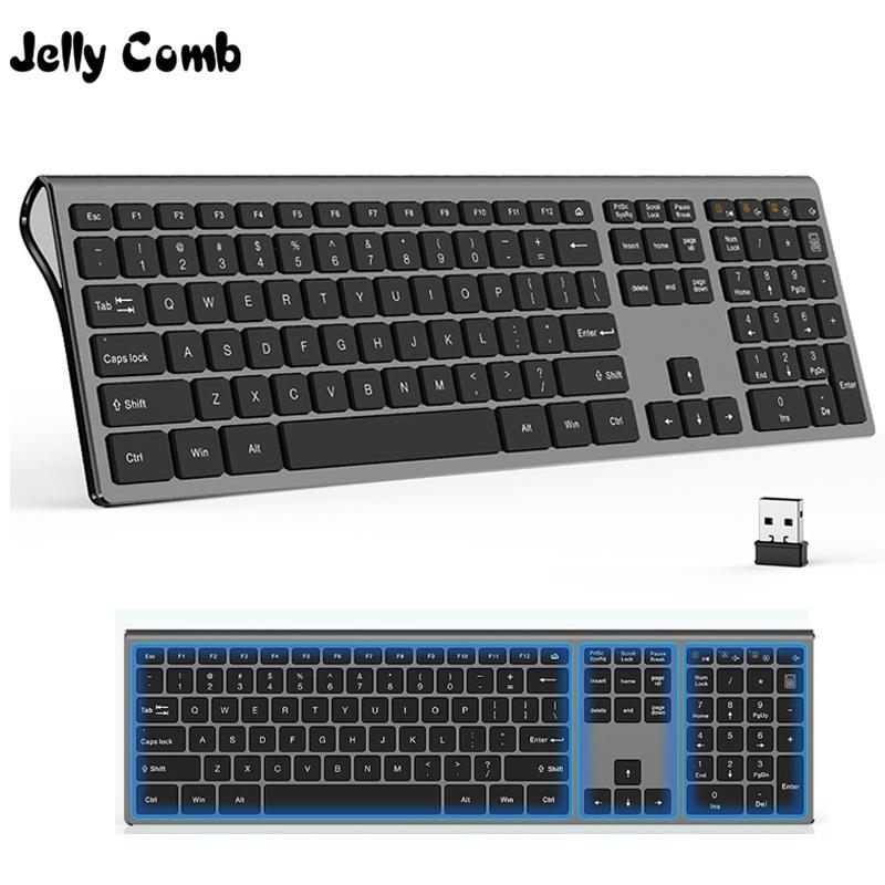 Sữa Ong Chúa Lược USB Không Dây Bàn Phím Ergonomic Kéo Thiết Kế Phím Full Size Slim Bàn Phím Máy Tính Văn Nga/Tây Ban Nha/Mỹ cách Bố Trí