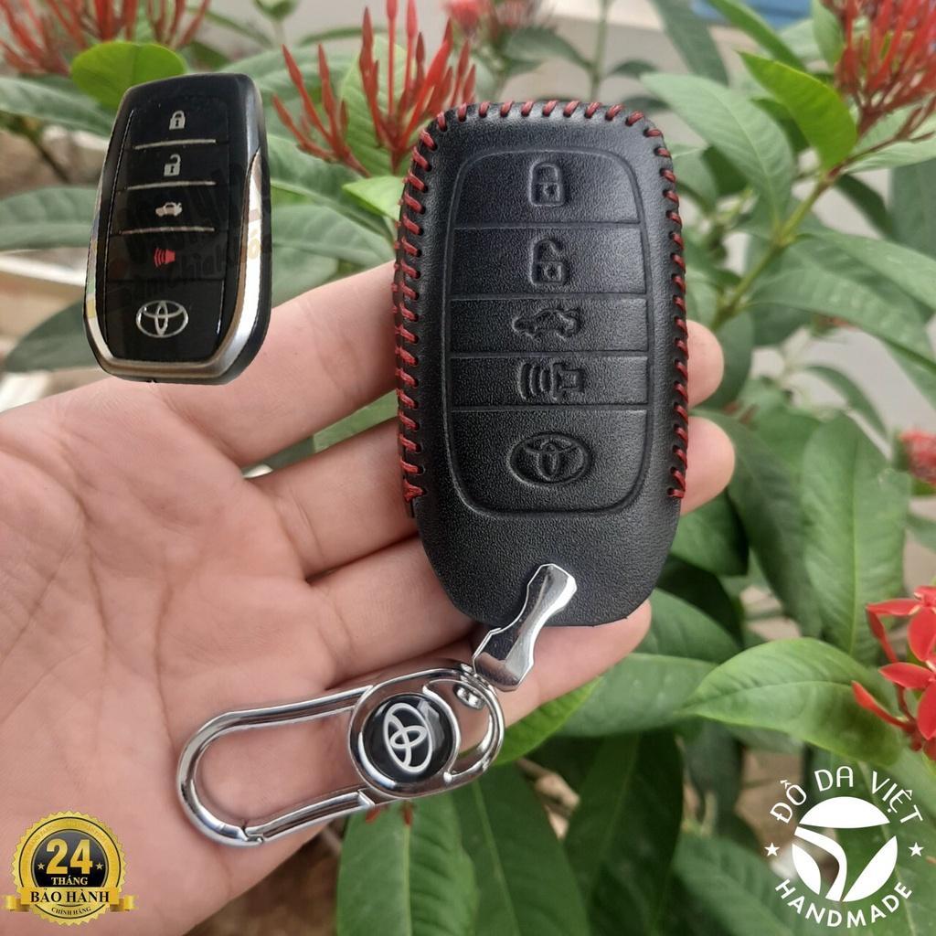 Bao Da Chìa Khóa Ô tô Toyota Camry, Fortuner , Da Bò nhập khẩu