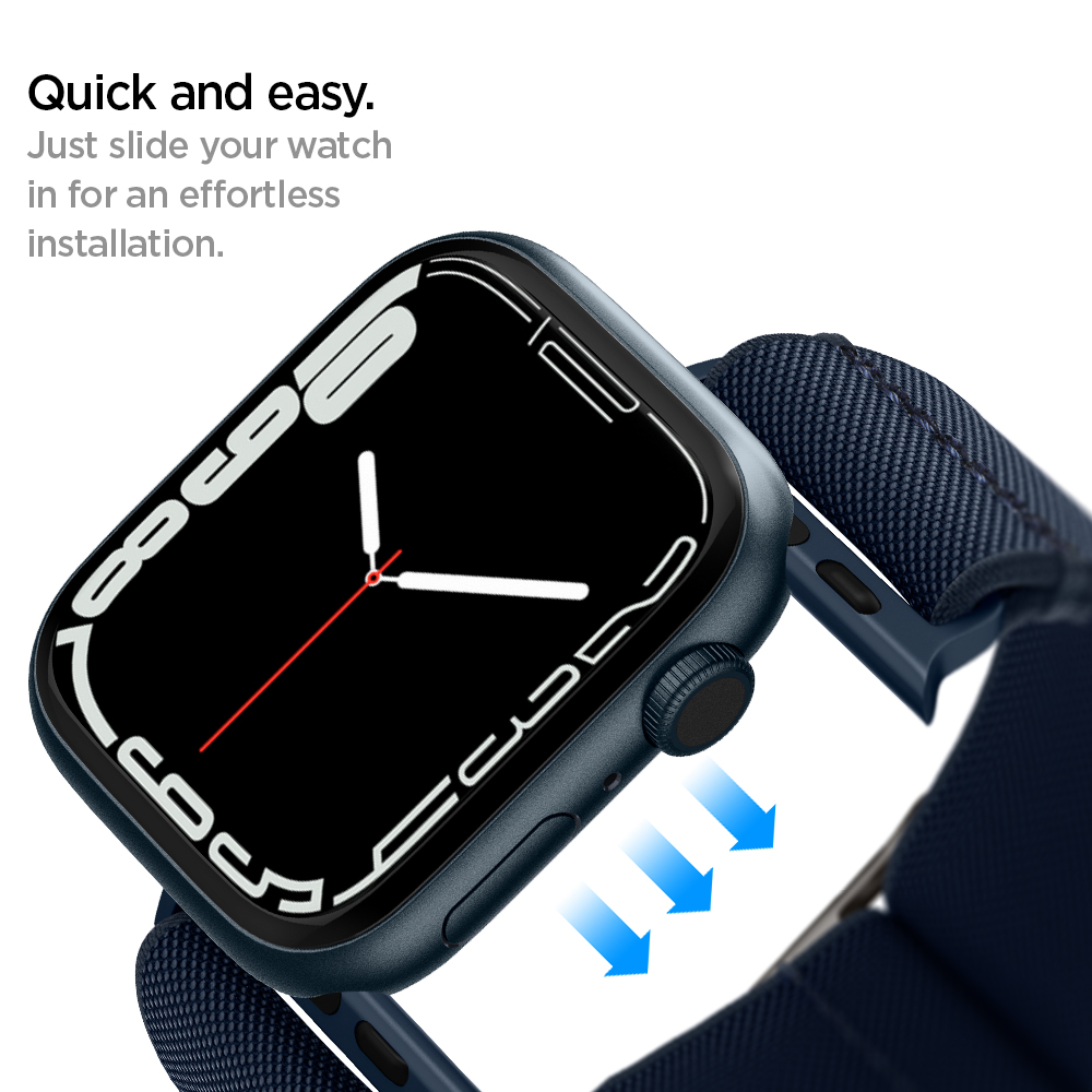 DÂY ĐEO DÀNH CHO APPLE WATCH SERIES (49MM/45MM/44MM/42MM) SPIGEN  WATCH BAND LITE FIT Vừa vặn với bất kỳ cổ tay nào với thiết kế kẹp tháo lắp dễ dàng - Hàng Chính Hãng