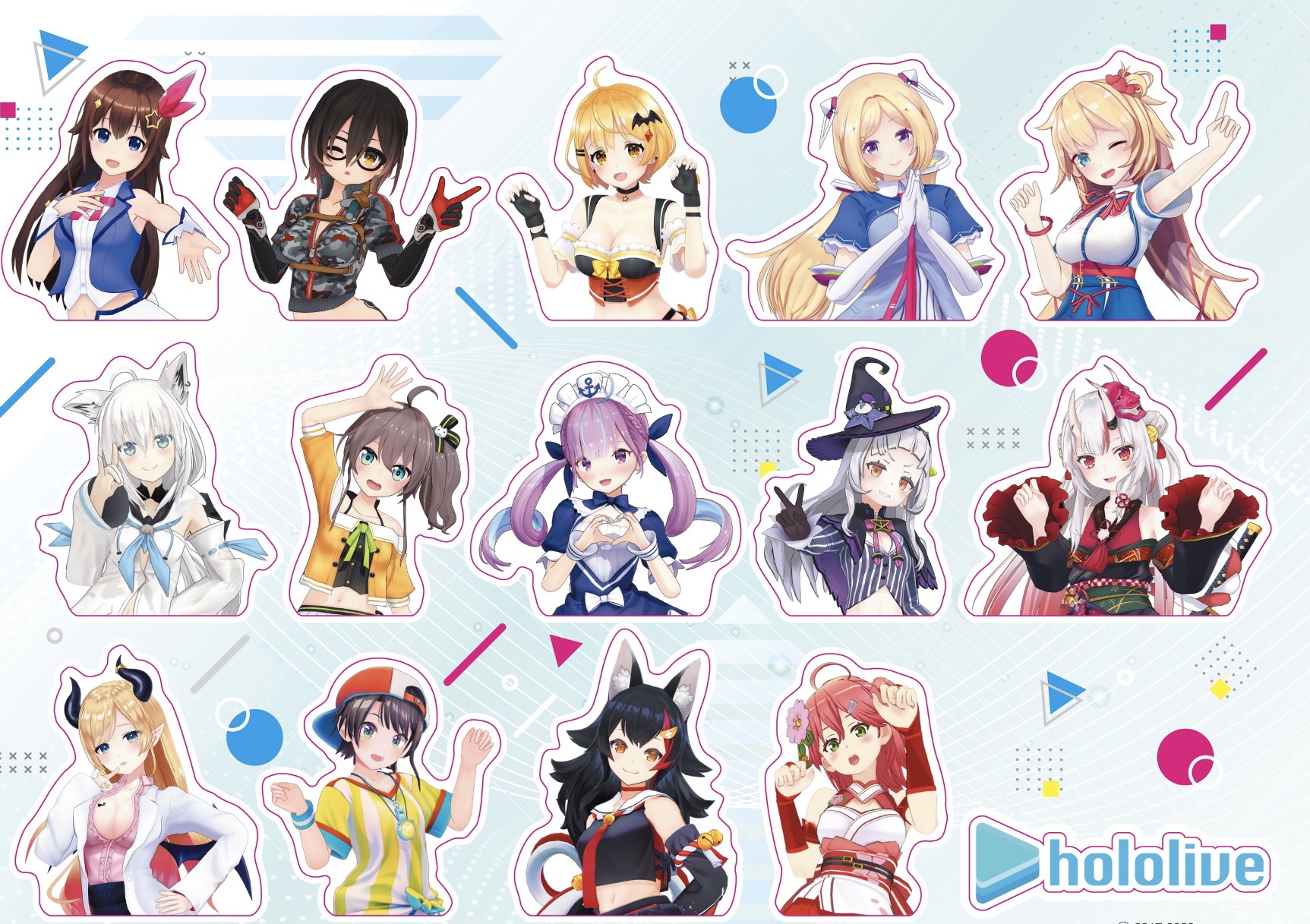 Set 60 Sticker Hololive