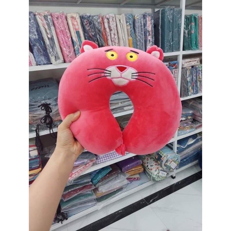 Gối kê cổ chữ u cho dân văn phòng đi du lịch chống mỏi vai gáy có nút bấm