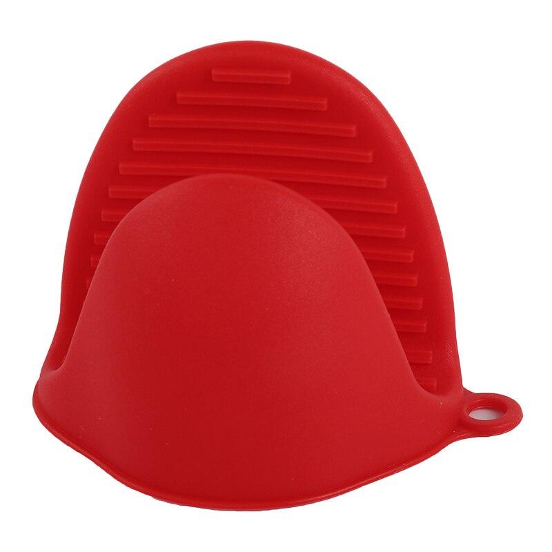 1Pc Kitchen Silicone Heat Resistant Gloves Clips Insulation Non Stick Anti-slip Pot Bowel Holder Clip Cooking Baking Oven Mitts