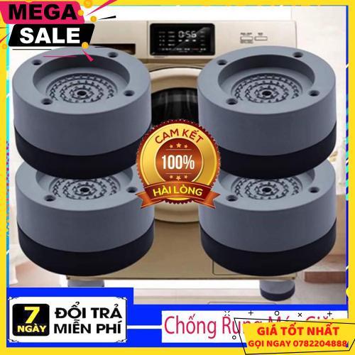 Bộ 4 Miếng Đệm Cao Su Lót Chân Máy Giặt Chống Rung Lắc - Giao Hàng Toàn Quốc