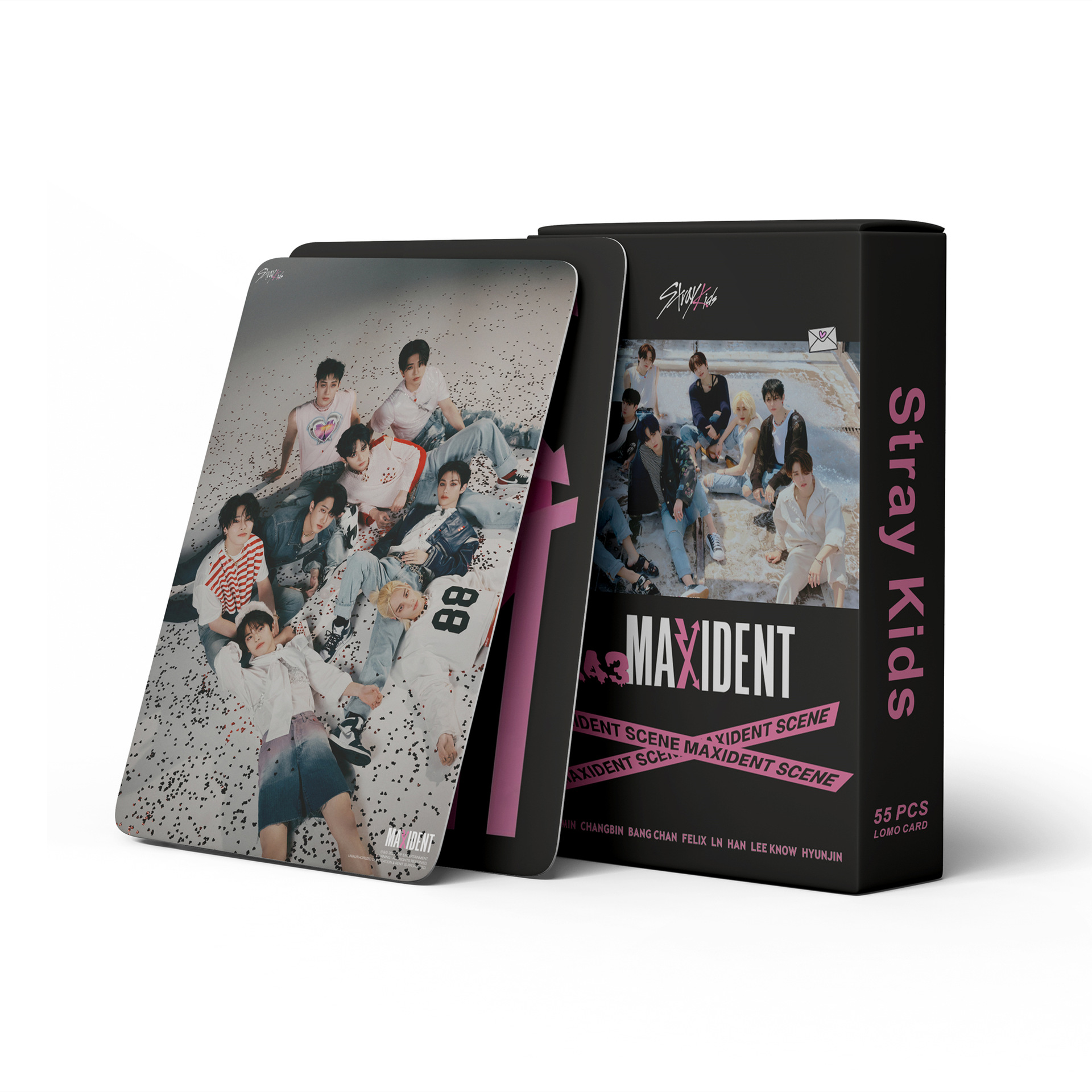 Set 55 lomo card Stray Kids-MAXIDENT