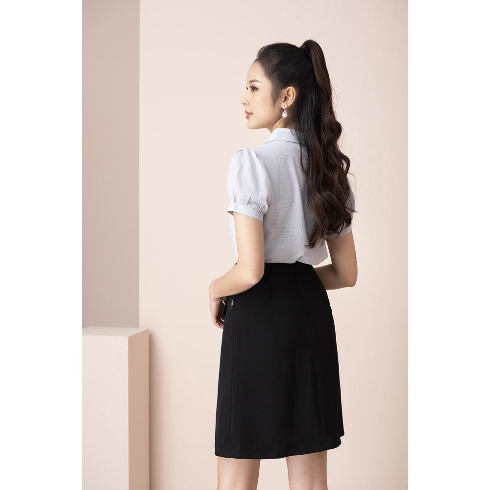 Áo Sơ Mi Nữ LUPERI LFSM1209 Kiểu Dáng Suông Vừa, Tay Phồng Điệu Đà, Chất Liệu Lụa Hàn Cao Cấp