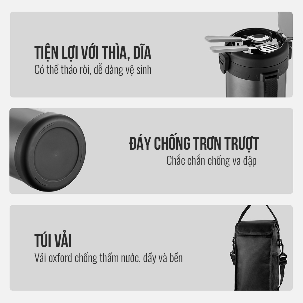 Hộp Cơm Giữ Nhiệt Elmich EL-8030 - Hàng Chính Hãng