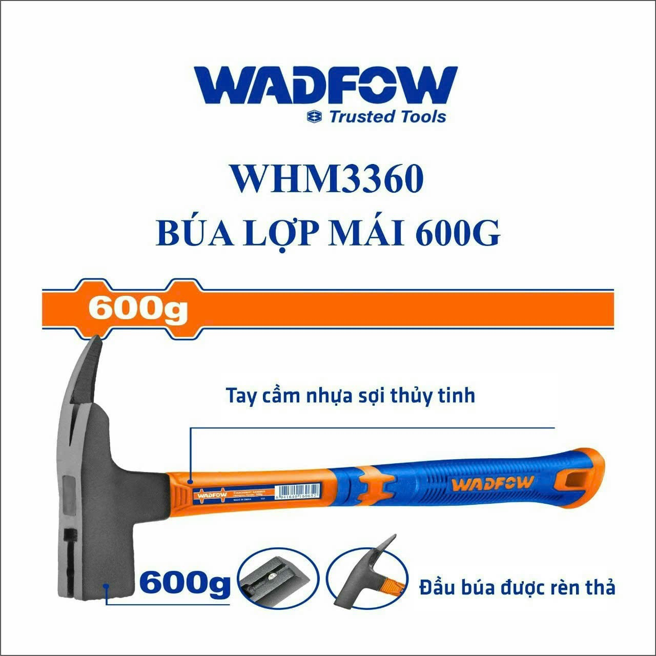 BÚA LỢP MÁI 600G WHM3360 WADFOW - HÀNG CHÍNH HÃNG