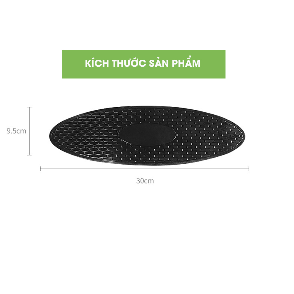 Thảm taplo silicone chống trượt lót đồ trang trí taplo ô tô, phụ kiện nội thất oto Tâm Luân