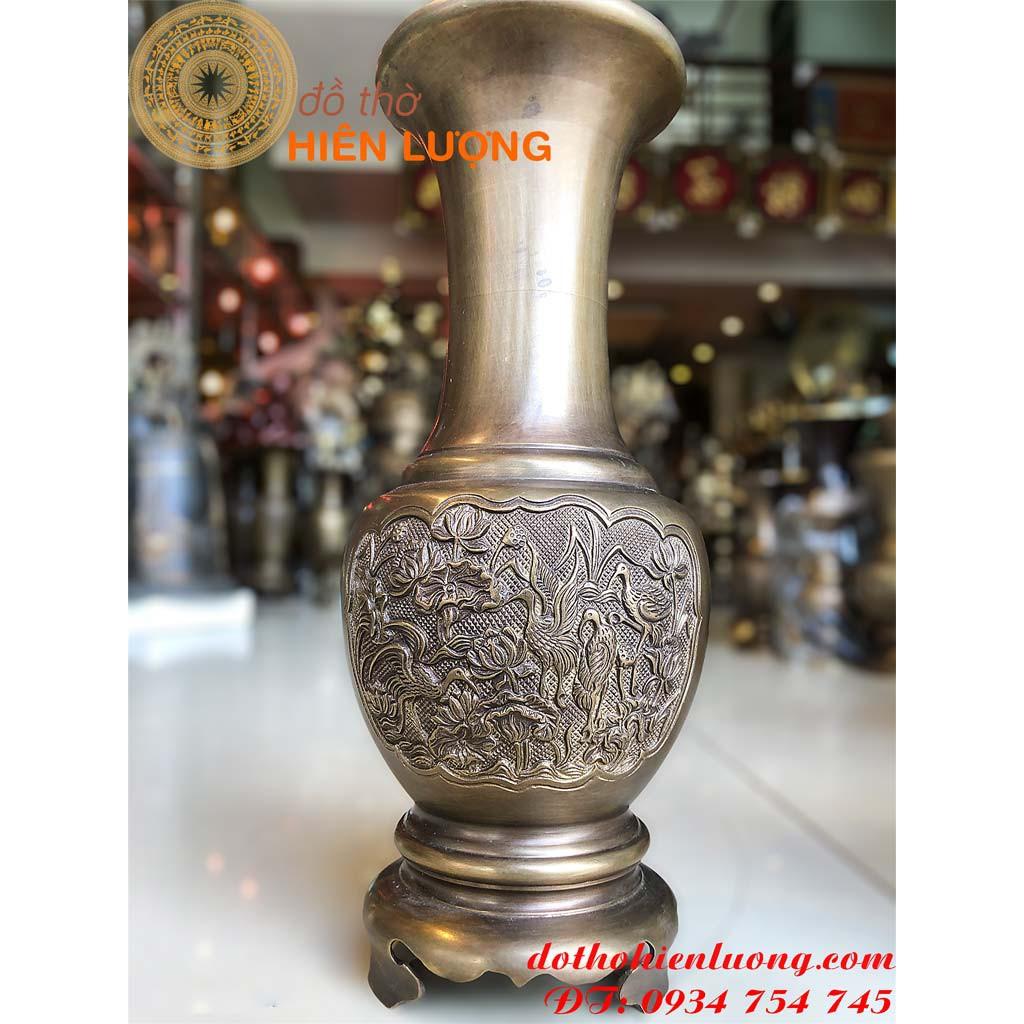 Lục Bình Chim Hạc Giả Cổ