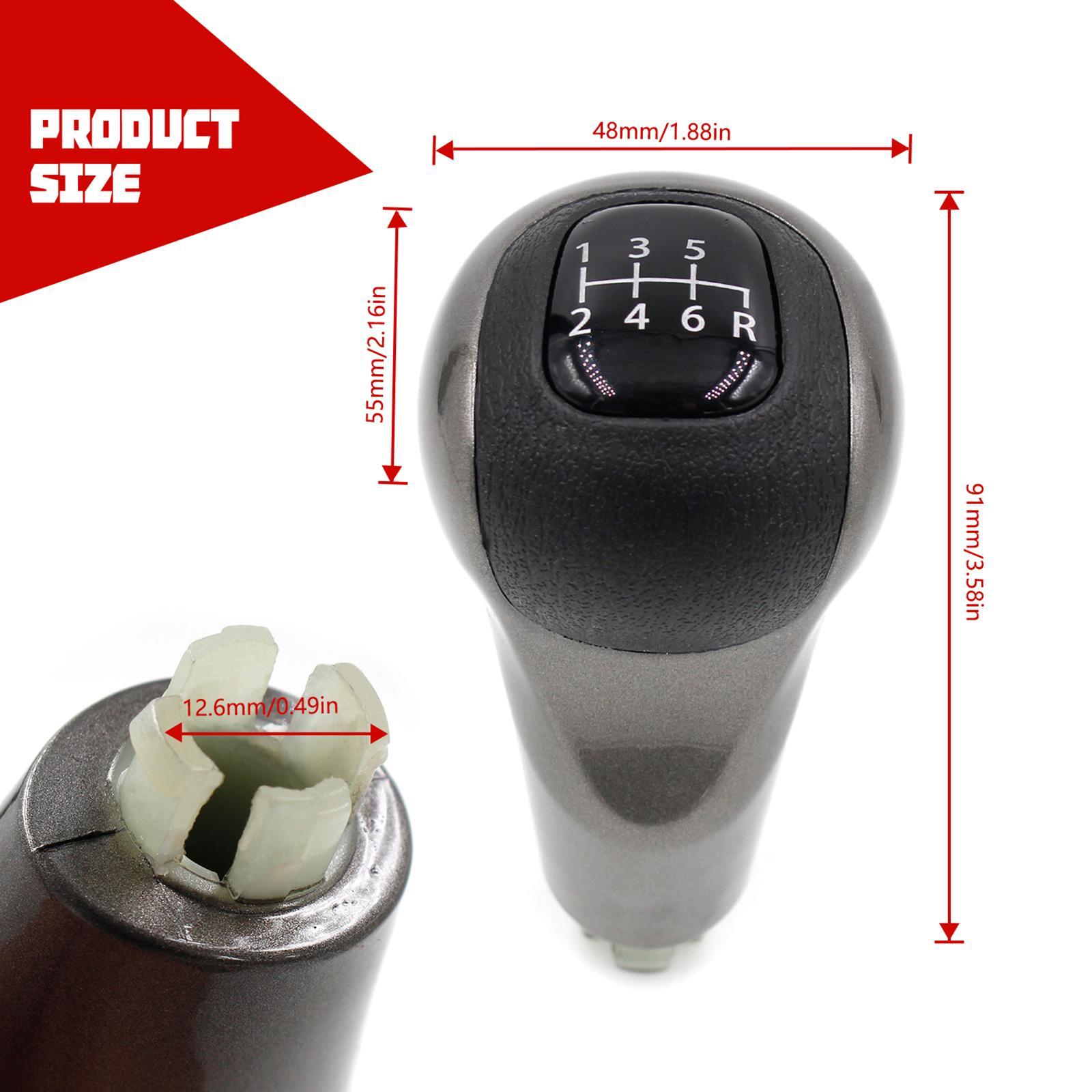 Gear Knob 5/6 Speed Accessories Vehicle Accessories PU Leather Knob Fits for Toyota