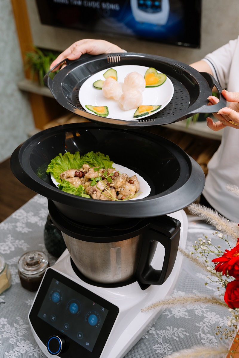 Robot Đầu Bếp Topchef Thiết Kế Thông Minh Màn Hình Cảm Ứng 7 Inch Hàng Cao Cấp ( Tặng Kèm Quà Khi Mua Sản Phẩm )