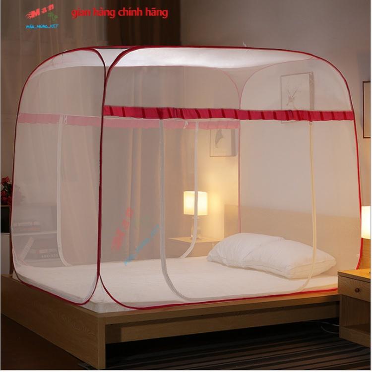 Màn Chụp Người Lớn Đỉnh Vuông 2m2-1m8-1m6 Màn Gấp Gọn Dễ Dàng Tiết Kiệm Thời Gian Và Không Gian Cho Gia Đình