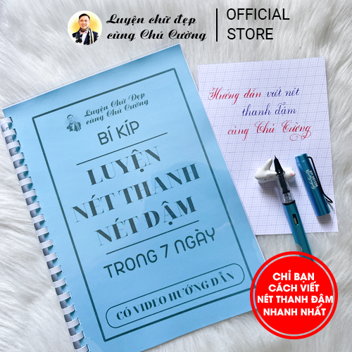 Dạy viết Nét Thanh Nét Đậm trong 7 Ngày