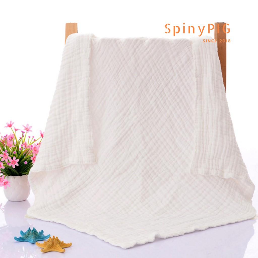 Khăn xô tắm cho bé 6 lớp 110x110cm 100% cotton đa năng siêu mềm &amp; siêu thấm 5 màu