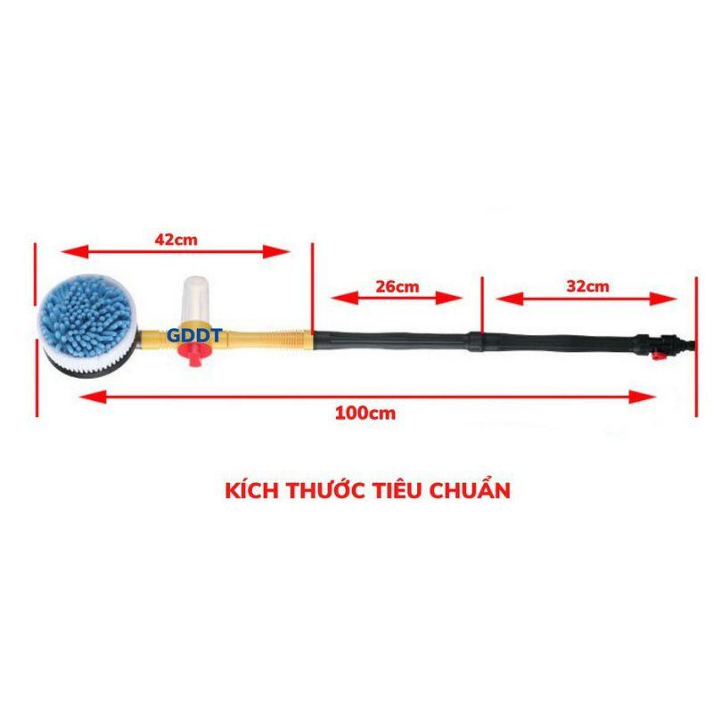 Chổi Rửa Xe Thông Minh Xoay 360 Độ - Tiết Kiệm Thời Gian Sức Lực Cực Tiện Lợi