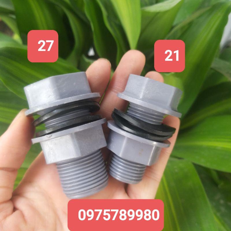 Ốc siết bồn nhựa phi 21,27