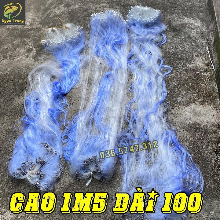 Lưới Đánh Cá 3 Màn-Lưới Bắt Cá Cao 1m5 dài 100m Mắt Lưới Then 3-4-5 Bắt Cá Chép.Hàng Thái Xịn Mác Thuyền Buồm Vàng