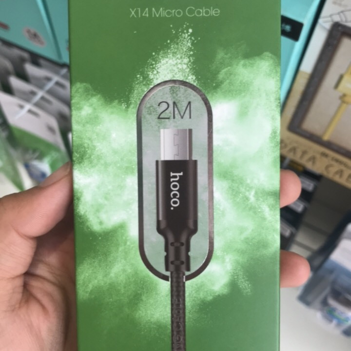 Cáp hoco X14 Cổng Micro USB Dành Cho Điện Thoại Samsung  - Hàng chính hãng