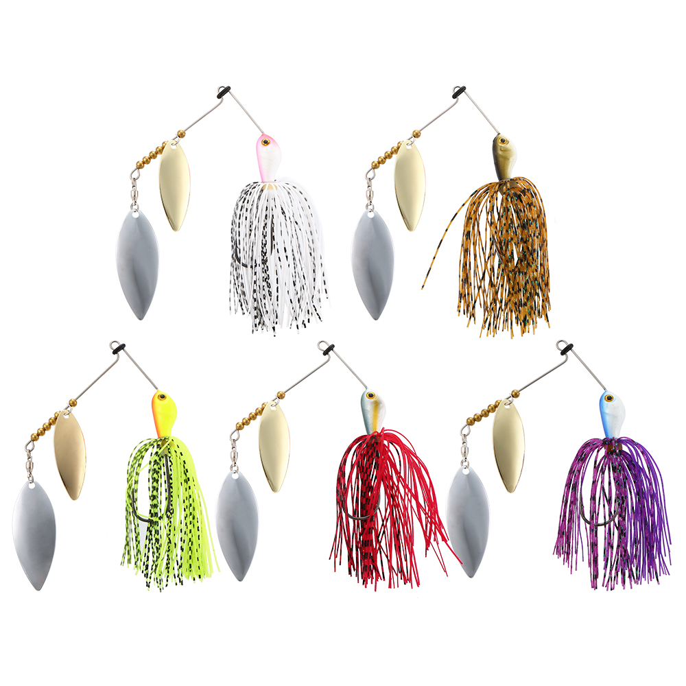 5 Cái mồi giả câu cá 20g 25g, được làm bằng chất liệu bền, không dễ vỡ và không bị gỉ