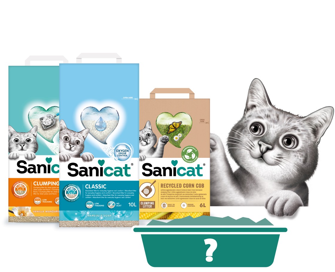 SANICAT  Cát vệ sinh Hoa Hồng - (Betonite- Đất sét) - 8L