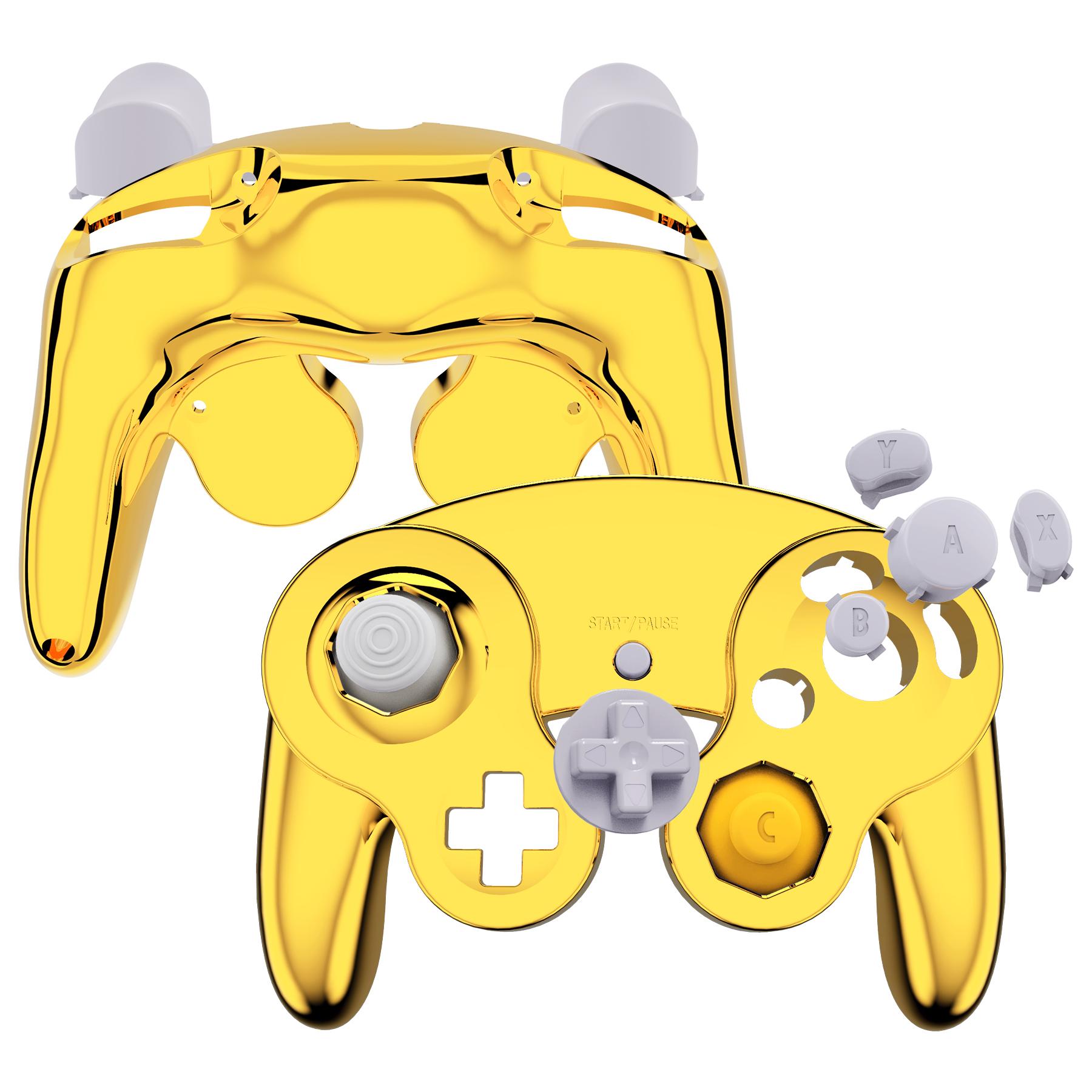 Tùy dụng Tùy chỉnh Tấm ốp lưng, nắp vỏ thay thế vỏ bọc với các nút cho Nintendo Gamecube Controller màu: hoa anh đào màu hồng