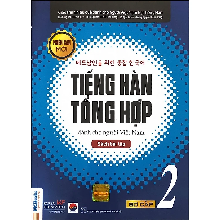 Sách Tiếng Hàn Tổng Hợp Dành Cho Người Việt Nam - Sách Bài Tập Sơ Cấp 2