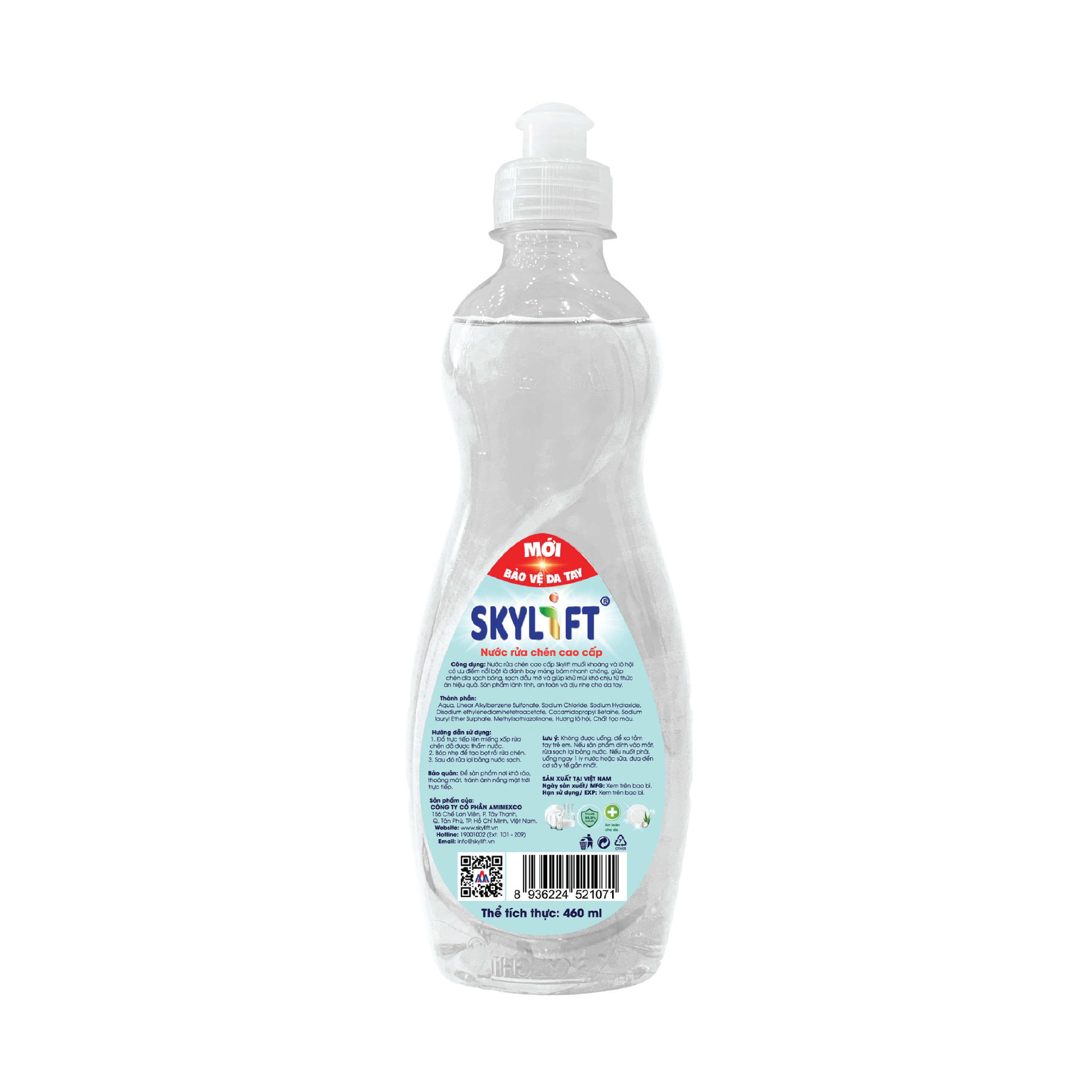 Nước rửa chén cao cấp  Skylift - Chai 460ml