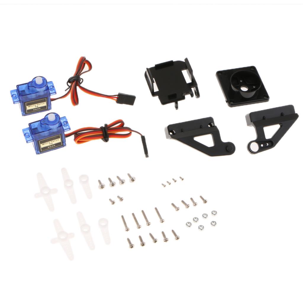 2 Chiếc Động Cơ Servo Camera Chống Rung Nền Tảng Khung Máy Bay