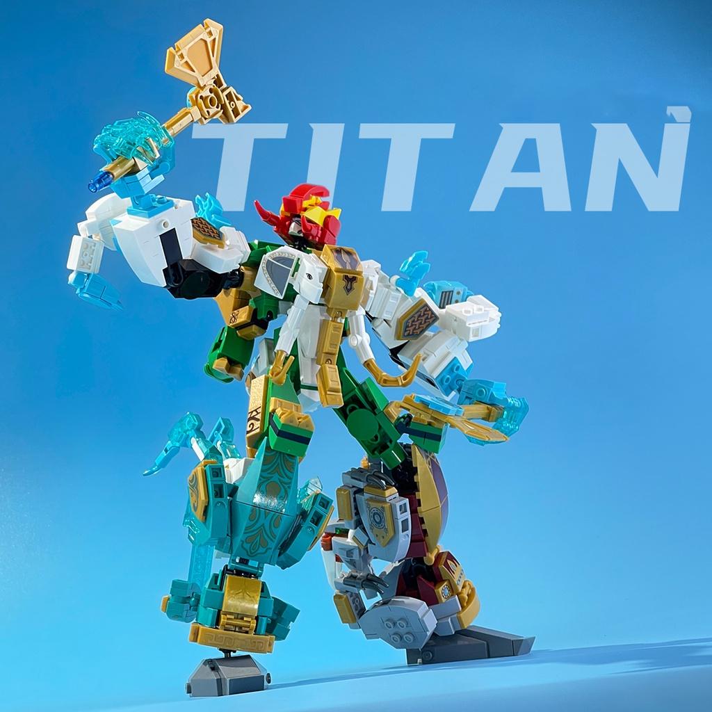 Đồ chơi Lắp ráp Robot thần thoại Thor, Sembo Block 103258-41 Xếp hình thông minh, Mô hình Robot siêu nhân