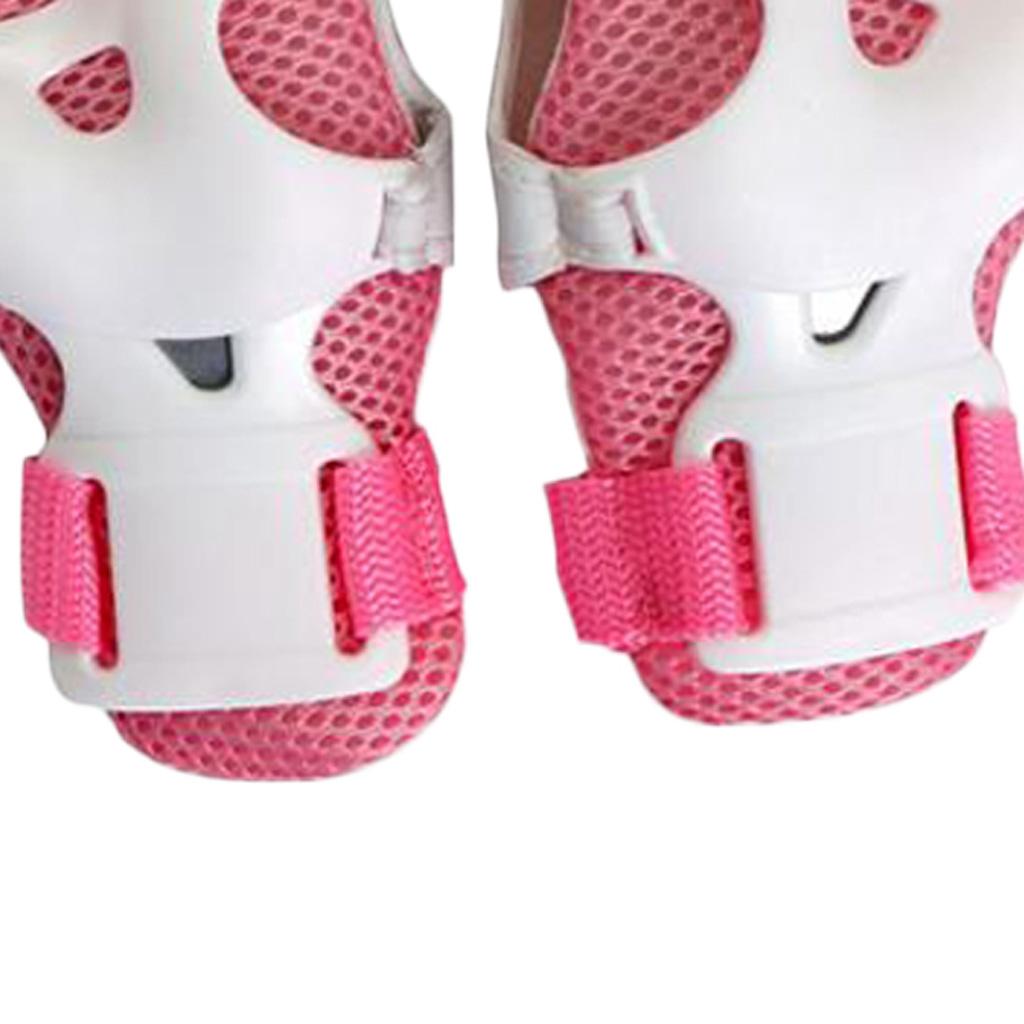 6 Pcs Kid Child Roller Skating Bicycle Bike Knee Wrist Elbow Pad Sets - 6 colors to choose