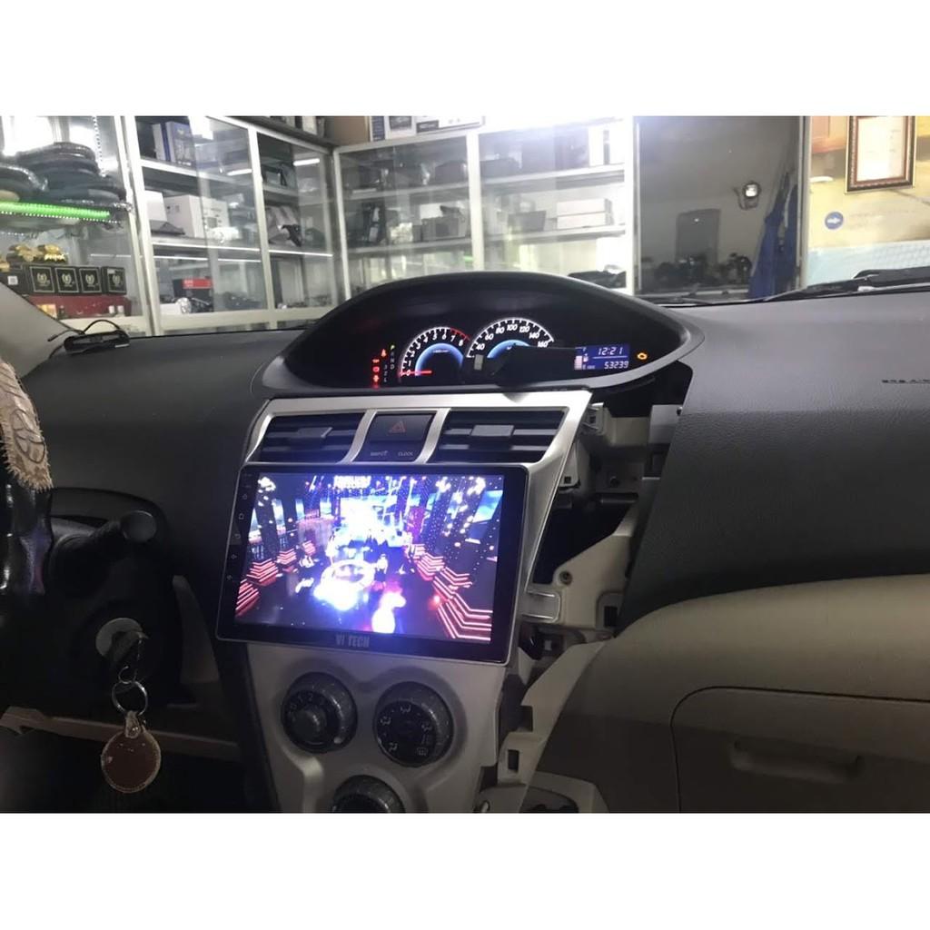 Mặt Dưỡng Xe Toyota Vios 2006-2012 Lắp Màn Hình Android 9 inch - Mặt Dưỡng Kèm Dây Nguồn Vios
