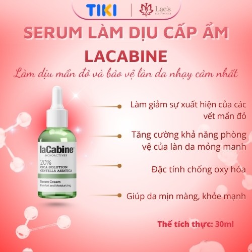 SERUM LÀM DỊU CẤP ẨM - LaCabine Serum Cica 20% 30ML