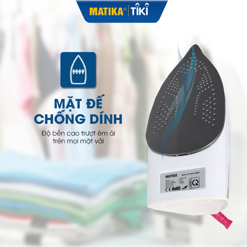 Bàn Là Hơi Nước MATIKA Cầm Tay MTK-2916 - Hàng chính hãng