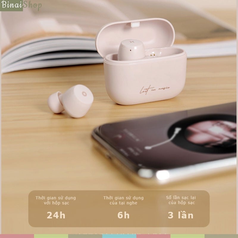 Edifier MiniBuds - Tai Nghe TWS Không Dây Bluetooth, Sạc Nhanh Type-C, Chống Nước, Đàm Thoại, Sử Dụng 24h- Hàng chính hãng