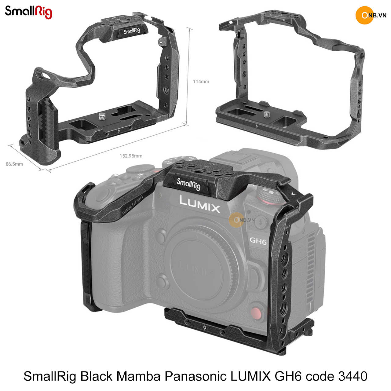 SmallRig Black Mamba Pana-sonic LUMIX GH6 code 3440