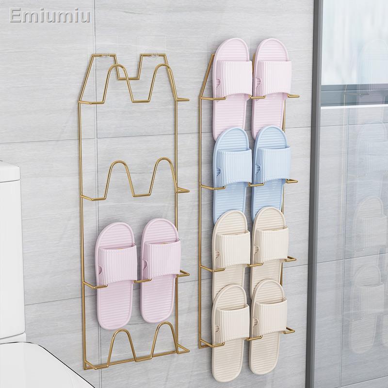 ✢☌Móc treo giày thoát nước phòng tắm loại treo tường không thủng