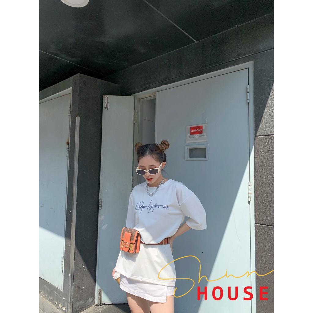 Áo Thun Nữ In Chữ Đơn Giản Mùa Hè - I4018