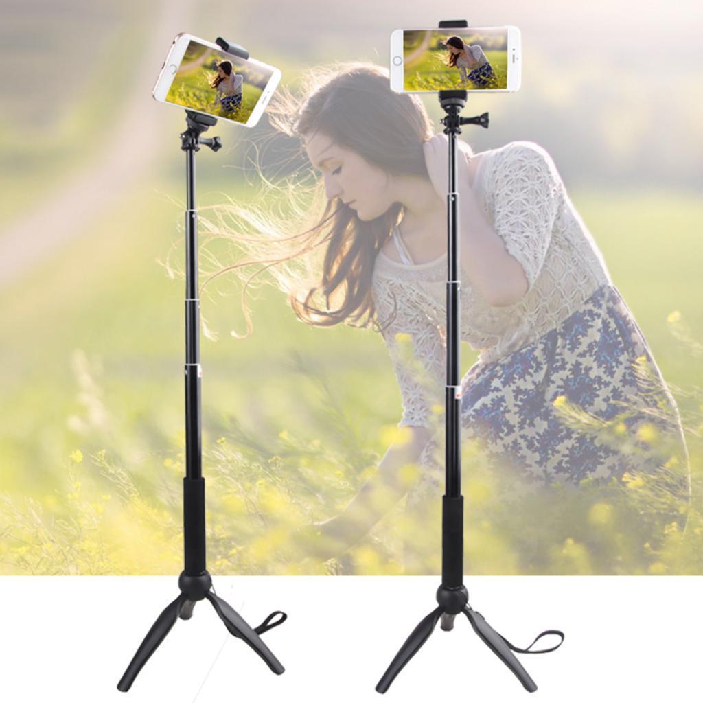Tripod Camera With Remote Phone Holder Extentable Selfie Stick For Gopro