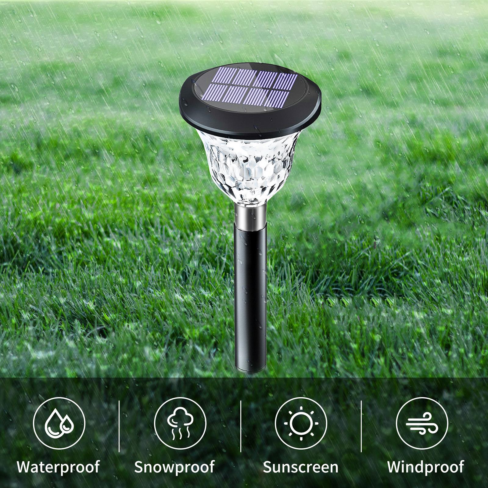 Đèn Led Năng Lượng Mặt Trời Với Bóng Màu Trắng Ấm Tự Động Bật Tắt