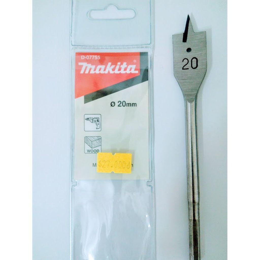 Mũi khoét gỗ đuôi cá 20x150mm Makita D-07755