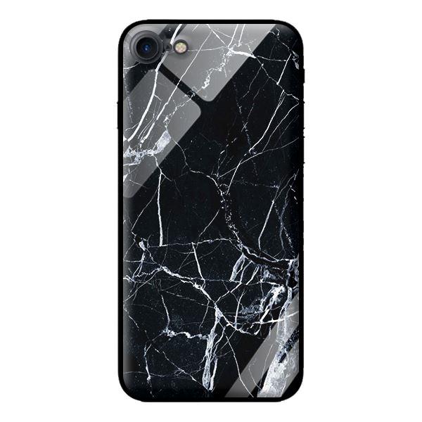 Ốp kính cường lực cho iPhone 8 Đá Đen 1 - Hàng chính hãng
