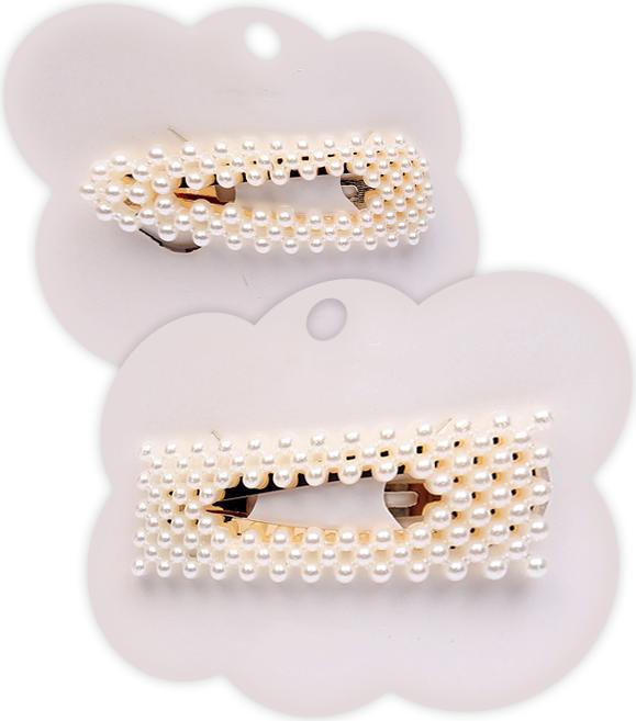 Set 2 Kẹp Tóc Ngọc Trai Hàn Quốc Hot Hit Tặng Kèm Cột Tóc Màu Ngẫu Nhiên - Set 2