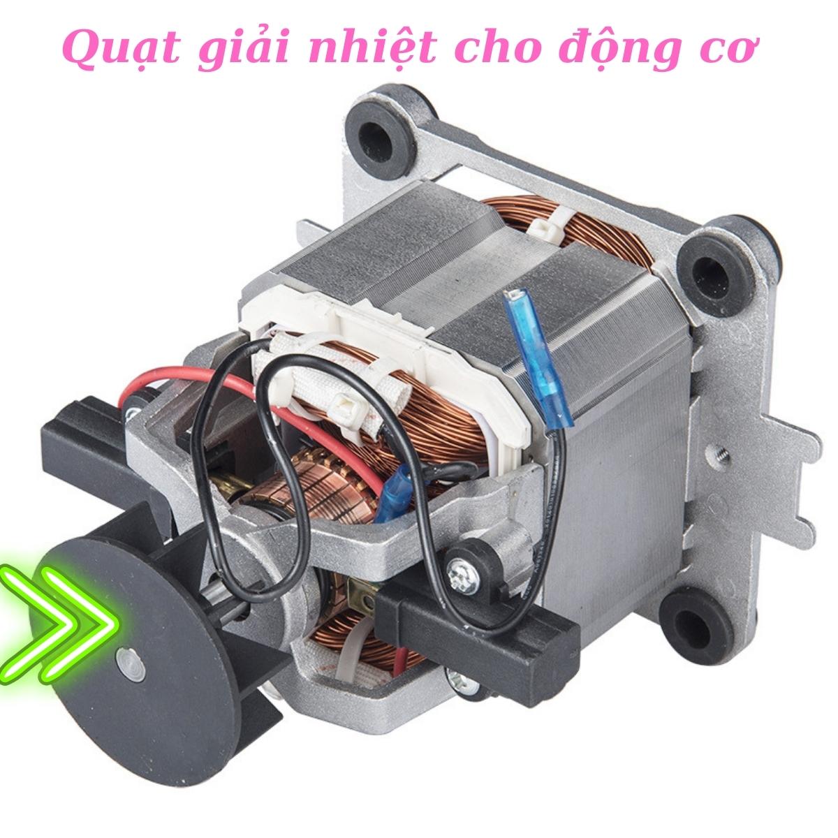 Mô tơ máy xay sinh tố công nghiệp 2200w bằng dây đồng, dùng cho tốt cả các máy sinh tố công suất lớn