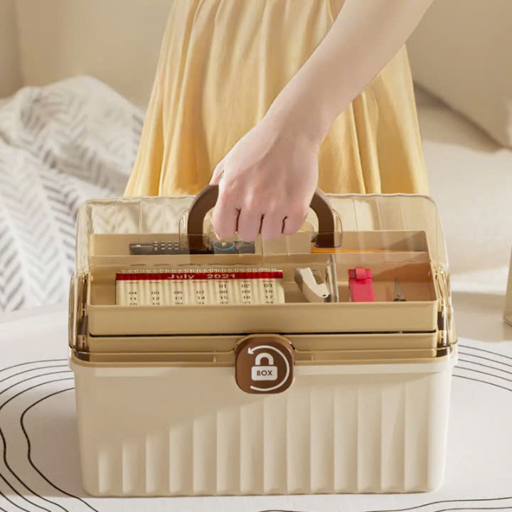 Hộp Đựng Thuốc Gia Đình Kích Thước 32cm x 18cm x 17.5cm - PHỤ KIỆN PHÒNG NGỦ KHÁC