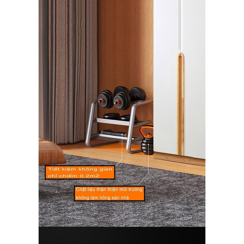 Bộ Tạ Tay Điều Chỉnh Đa Năng 4 IN 1 FED Tạ Gang Mã Niken loại 20kg--- hàng chính hãng