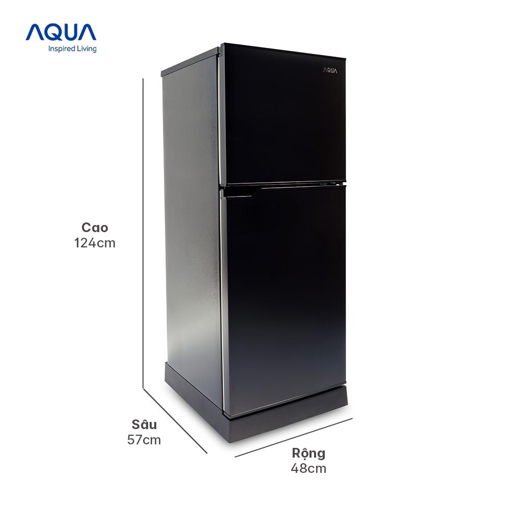 Tủ lạnh ngăn đông trên Aqua 130 Lít AQR-T150FA(BS) - Hàng chính hãng - Chỉ giao HCM, Hà Nội, Đà Nẵng, Hải Phòng, Bình Dương, Đồng Nai, Cần Thơ