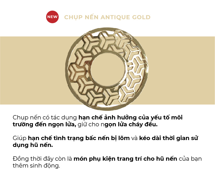 Chụp nến trang trí 