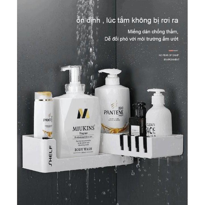 Kệ đựng đồ treo tường phòng tắm có thể xoay