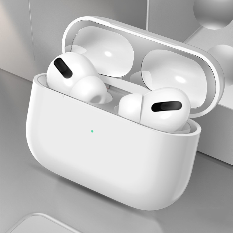 Miếng Dán Kim Loại Siêu Mỏng Chống Bụi Cho Case Airpods Pro